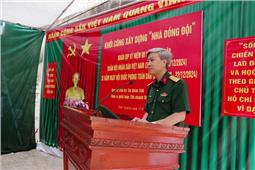 Sư đoàn 346: Khởi công xây dựng “Nhà đồng đội” tặng gia đình Đại úy QNCN Đặng Hữu Cường